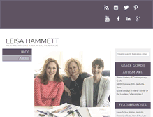 Tablet Screenshot of leisahammett.com